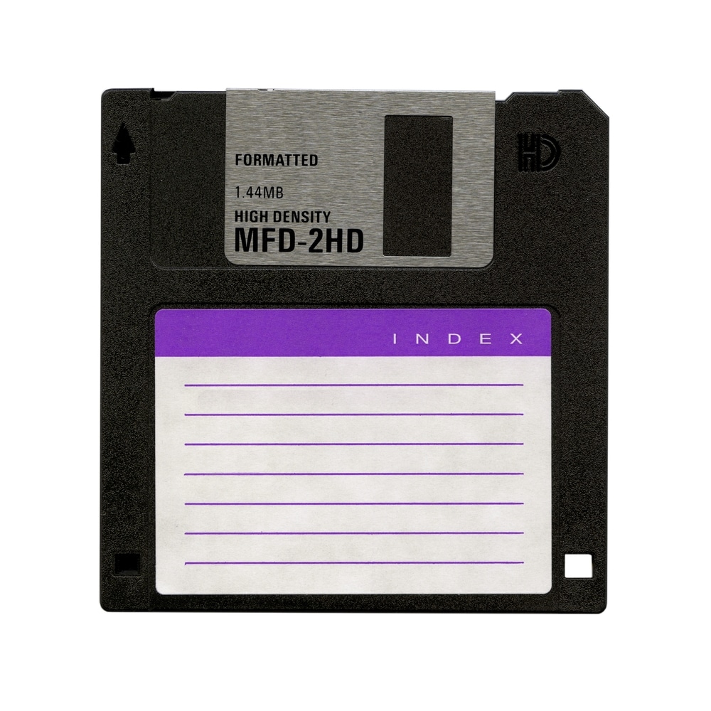 Graphic Design & Web Designer, 90s Floppy Disk